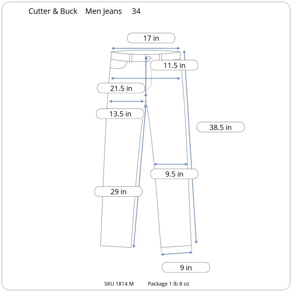 Cutter & Buck Denim Men straight Jeans size 34 x‎ 30
